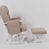 DSC_6110 OEM Modern Nursery Glider Chair with Ottoman for Baby Feeding Room