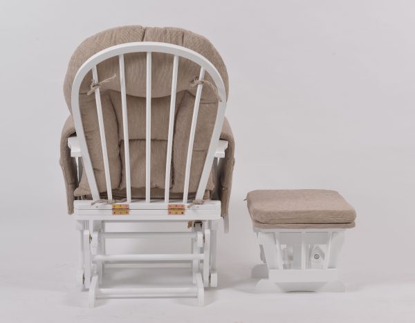 DSC_6111 OEM Modern Nursery Glider Chair with Ottoman for Baby Feeding Room