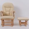 DSC_6112 OEM Modern Nursery Glider Chair with Ottoman for Baby Feeding Room