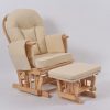 Modern Upholstered Nursery Glider Chair Modern nursery glider chair with ottoman