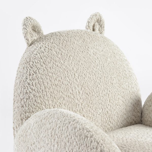 Bouclé Kids Sofa with Cute Animal Ears