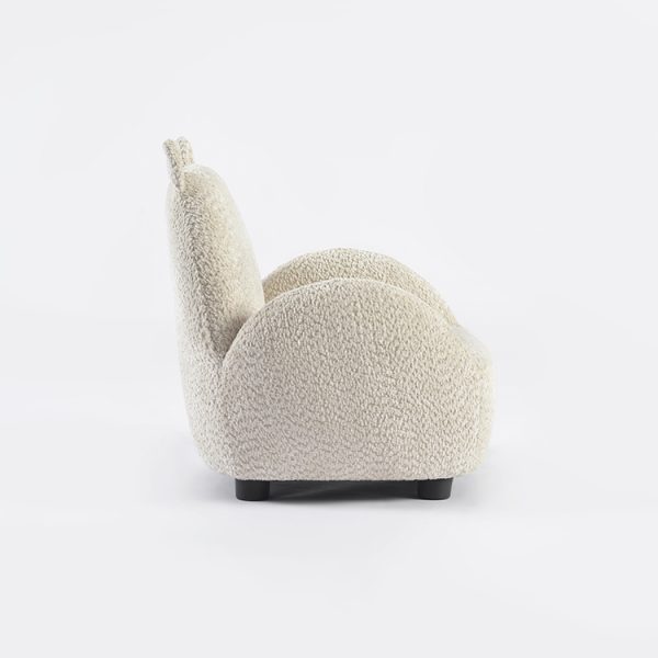 Bouclé Kids Sofa with Cute Animal Ears