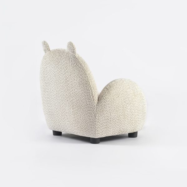 Bouclé Kids Sofa with Cute Animal Ears