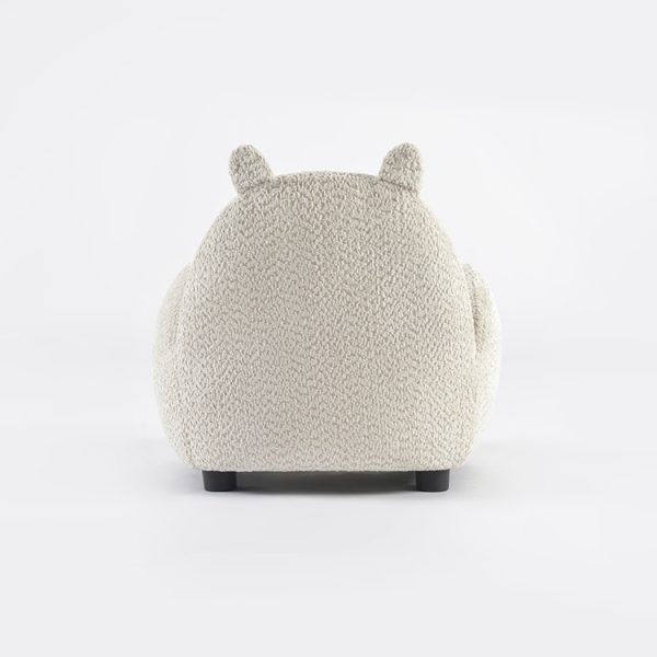 Bouclé Kids Sofa with Cute Animal Ears