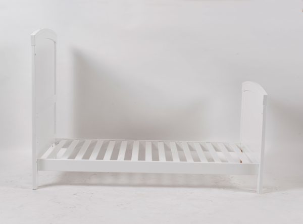 DSC_6310 White Convertible Baby Crib to Toddler Bed