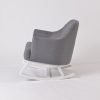 Upholstered Nursery Rocking Chair with Channel Tufted Back