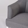 Upholstered Nursery Rocking Chair with Channel Tufted Back