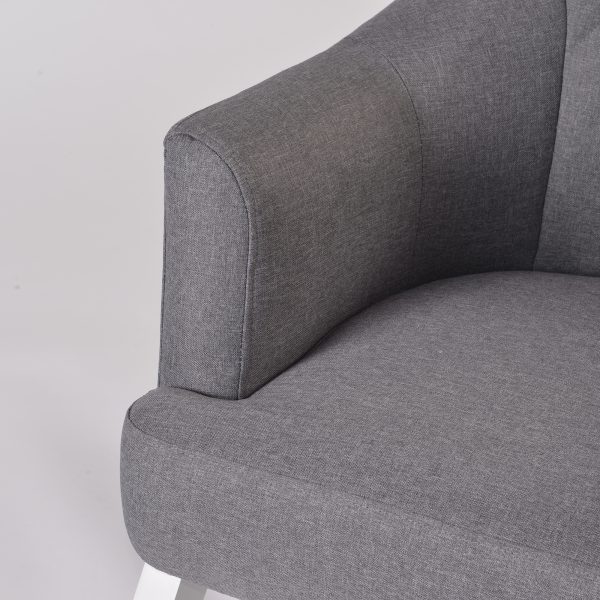 Upholstered Nursery Rocking Chair with Channel Tufted Back
