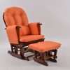 Classic Nursery Glider Chair with Ottoman