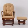 Classic Nursery Glider Chair with Ottoman