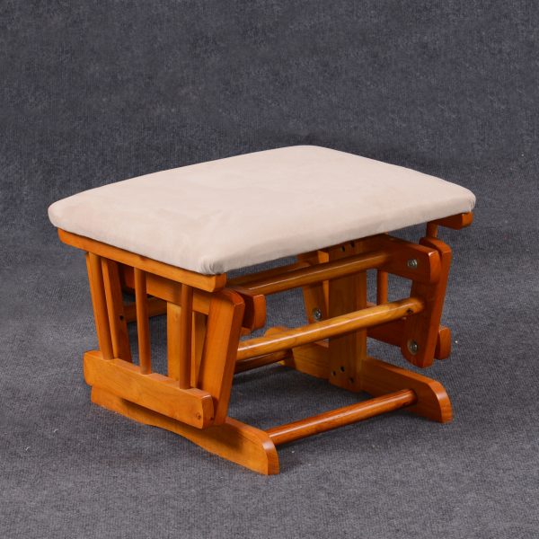 DSC_65471 Wooden Nursery Glider Chair with Ottoman