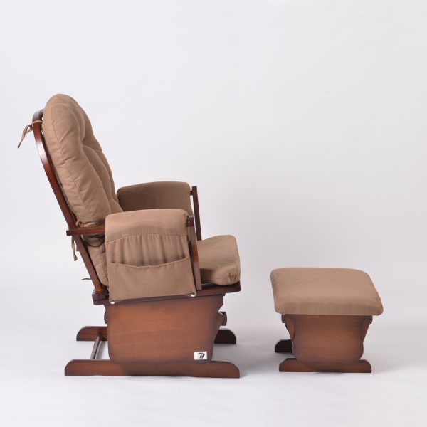 DSC_6548 Padded Nursery Glider Chair with Ottoman