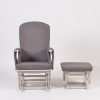 DSC_6610 Upholstered Nursery Glider Chair with Matching Ottoman