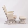 DSC_6628 Upholstered Nursery Glider Chair with Matching Ottoman
