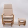 OEM Baby Feeding Chair Manufacturer custom nursery feeding chair with ottoman for baby room