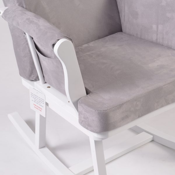 Nursing Glider Rocking Chair with High Back