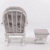 DSC_6657 Padded Wooden Glider Chair with Ottoman