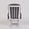 Kids Glider Chair – Padded Wooden Child Glider