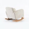 DSC_6762 拷贝 2 Upholstered Kids Sofa Rocking Chair with Wooden Rockers
