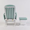 DSC_6796 Adjustable Back Glider Chair with Ottoman – Wooden Nursery Nursing Chair
