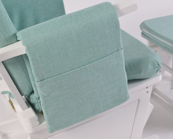 DSC_6800 Adjustable Back Glider Chair with Ottoman – Wooden Nursery Nursing Chair