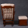 DSC_6873 Classic Wooden Glider Chair with Ottoman