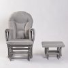 DSC_6903 OEM Modern Nursery Glider Chair with Ottoman for Baby Feeding Room