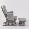 DSC_6904 OEM Modern Nursery Glider Chair with Ottoman for Baby Feeding Room