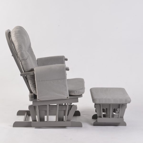 DSC_6904 OEM Modern Nursery Glider Chair with Ottoman for Baby Feeding Room
