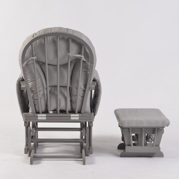 DSC_6905 OEM Modern Nursery Glider Chair with Ottoman for Baby Feeding Room