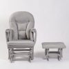 DSC_6906 OEM Modern Nursery Glider Chair with Ottoman for Baby Feeding Room