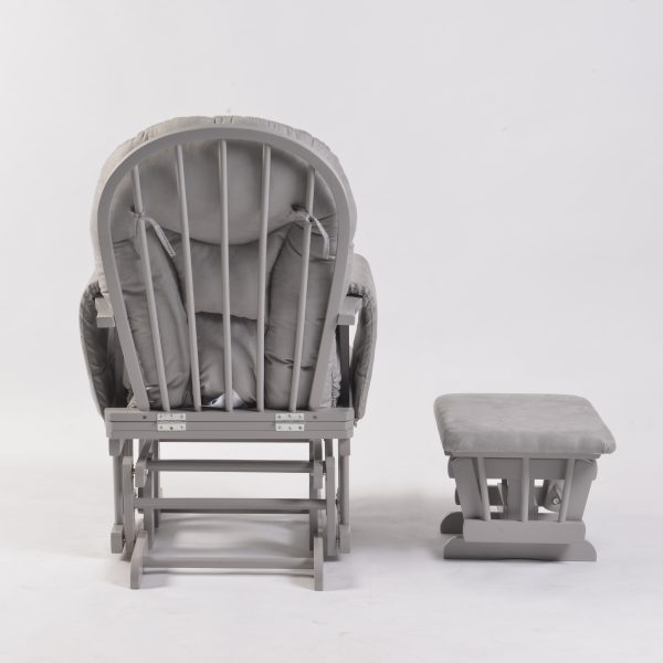 DSC_6911 OEM Modern Nursery Glider Chair with Ottoman for Baby Feeding Room