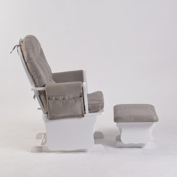 DSC_6920 Padded Nursery Glider Chair with Ottoman