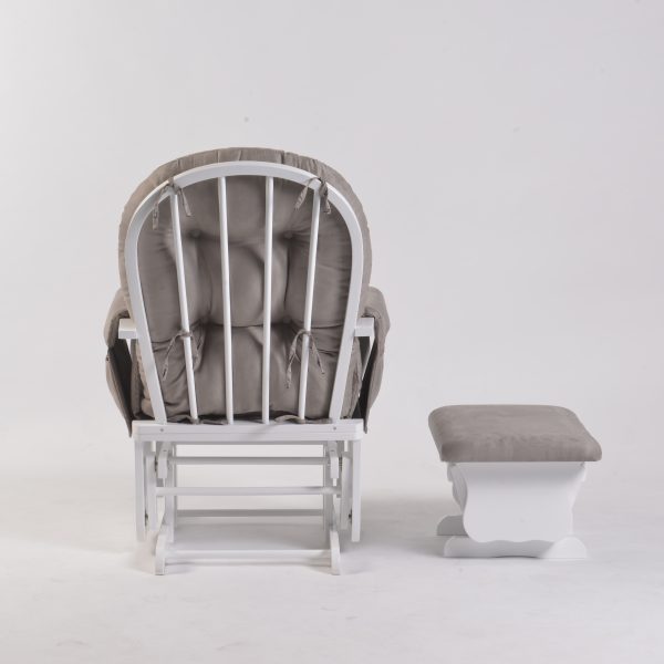 DSC_6921 Padded Nursery Glider Chair with Ottoman