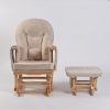 DSC_6934 OEM Modern Nursery Glider Chair with Ottoman for Baby Feeding Room