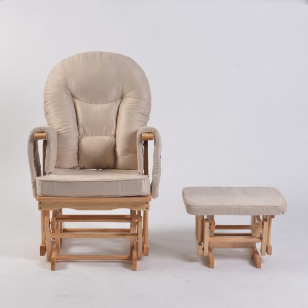 DSC_6934 OEM Modern Nursery Glider Chair with Ottoman for Baby Feeding Room