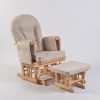 DSC_6937 OEM Modern Nursery Glider Chair with Ottoman for Baby Feeding Room