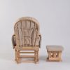 DSC_6939 OEM Modern Nursery Glider Chair with Ottoman for Baby Feeding Room
