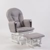 Adjustable Reclining Glider Chair with Ottoman
