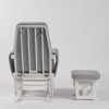 DSC_6970 Adjustable Back Nursery Glider with Ottoman – Wooden Nursing Chair