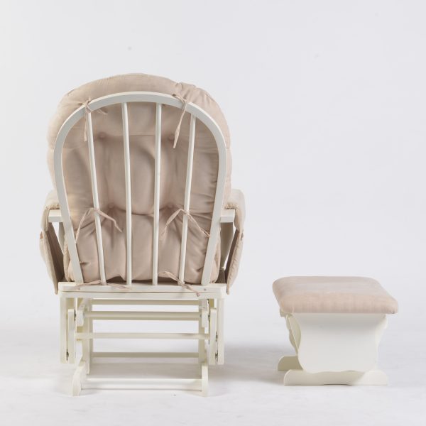 DSC_7355 Padded Nursery Glider Chair with Ottoman