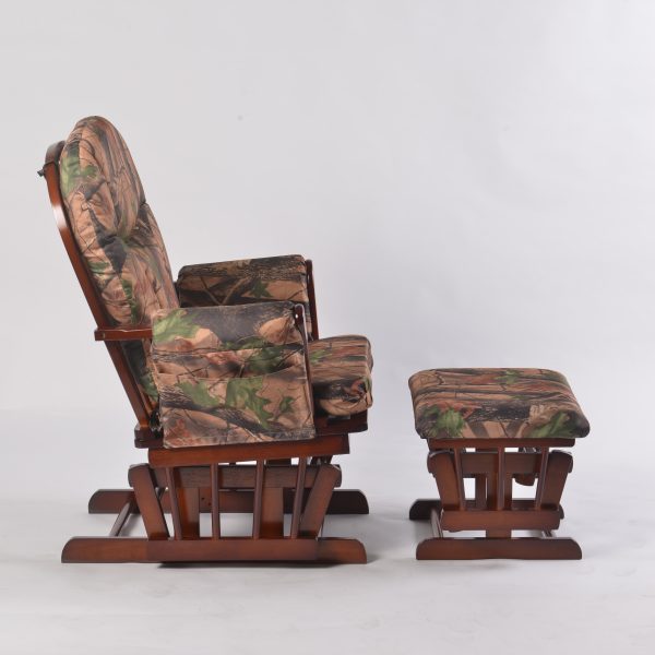 DSC_8328 Upholstered Wooden Glider Chair with Ottoman