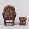 DSC_8329 Upholstered Wooden Glider Chair with Ottoman