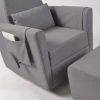Swivel Reclining Nursery Glider with Ottoman