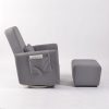 Swivel Reclining Nursery Glider with Ottoman