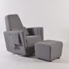 Swivel Reclining Nursery Glider with Ottoman