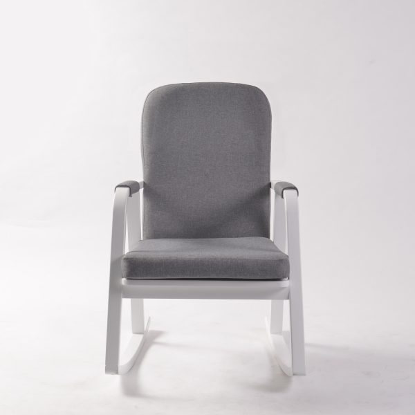DSC_8613 Modern Rocking Chair with Ottoman | Upholstered Lounge Chair for Living Room
