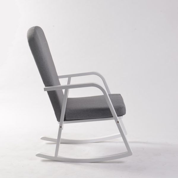 DSC_8628 Modern Rocking Chair with Ottoman | Upholstered Lounge Chair for Living Room