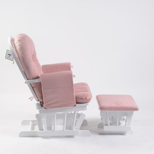 Adjustable Reclining Glider Chair with Ottoman