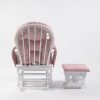 Adjustable Reclining Glider Chair with Ottoman